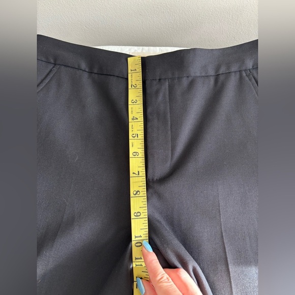 LoveShackFancy Severine Classic Black Women's Pants size 4 NWT Wool blend Luxe - Picture 12 of 16